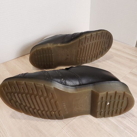 Doc Martens 8065 Mary Jane Black Leather Shoes Women’s Size 6 Vtg 90s Double - Picture 10 of 10